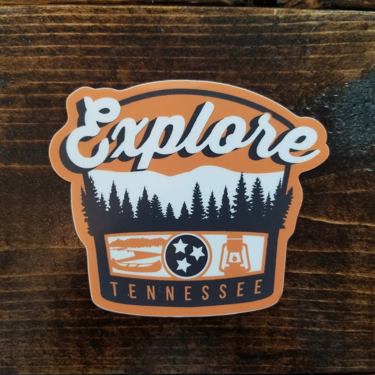 Explore Tennessee Orange Decal