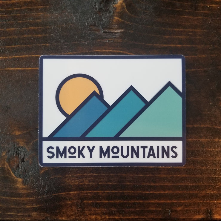Smoky Mountains Blue Decal
