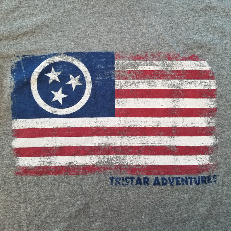 Tri Star American Flag Tee