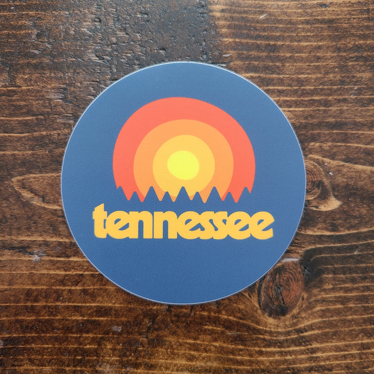 Tennessee Sunset Blue Decal