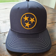 Tristar Trucker Hat [Navy/Gold]